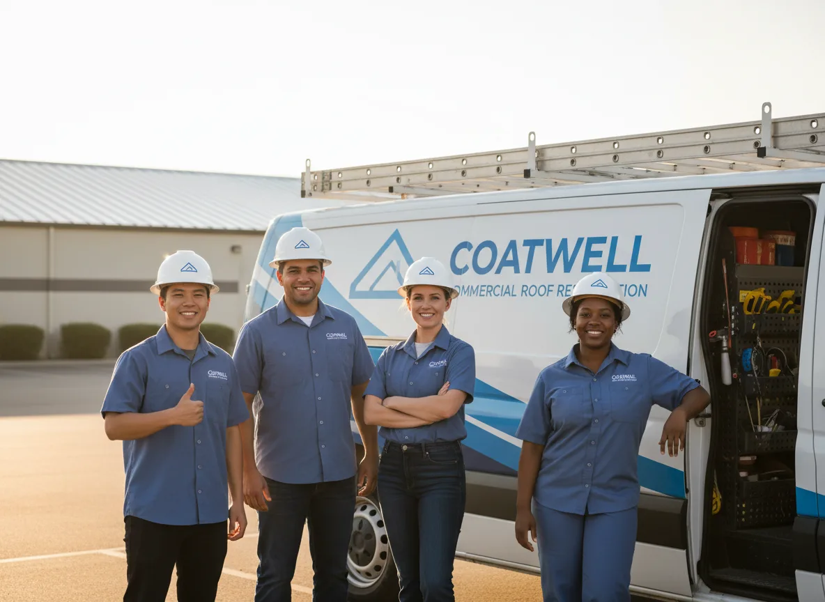 Commercial roof coating company in Wells, MN